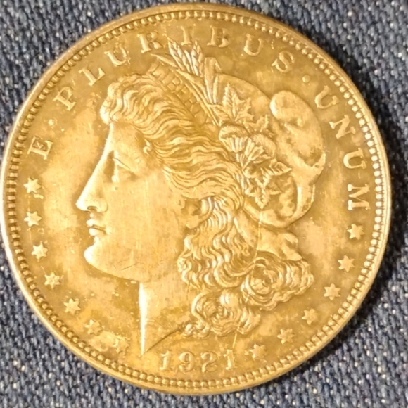 π²1921 P Morgan Silver Dollar,π₯ DDO, DDR, Multiple Die Cracks, Many Vamsπ - Picture 8 of 16